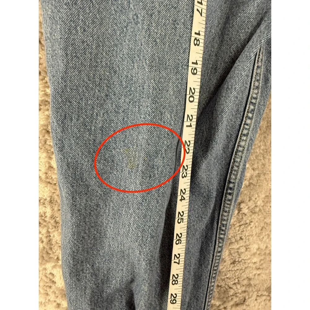 Levi's Size 40x29 540 Relaxed Fit Straight Leg Denim Jeans Blue Men